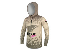 Camiseta con capucha Delphin UV ARMOR 50+ Trout
