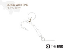 Broca con anillo Delphin TheEND POP Screw / 15pcs 