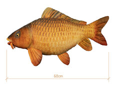 Peluche carpa Delphin CARPY  | 60 cm