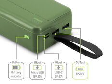 Batería externa Delphin POWERIX / 27.000 mAh