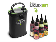 LiquiX SET | Bolsa EVA Delphin LIQUIX + 6x Fluo dip D SNAX LiquiX