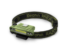 Lámpara frontal Delphin RAZOR USB
