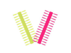 Tope infinito Delphin Q-STOP / amarillo + rosa  | 7mm