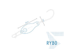 Cucharilla ondulante Delphin RYBO 