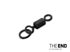 Giratorio para carpfishing con anillo Delphin THE END Ring Swivel / 10pcs  | #4 / 28 kg