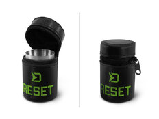 Set de vasos de acero inoxidable Delphin RESET 4 en 1  | 4x30ml