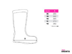 Botas Delphin BRONTO Queen / rosadas 