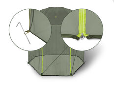 Mosquitera para sombrilla Delphin AntiFLY  | 250cm