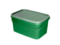 Cubo cuadrado con tapa Delphin CLASSA / verde 