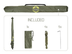 Paraguas con Lateral Delphin THUNDER FullWALL  | 250cm 4/4