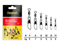 Giratorio rodante con broche de seguridad / 10pcs 