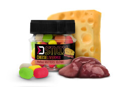 Cebo MIX D SNAX WAFT 10x7mm/20g  | Queso-Hígado