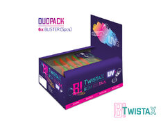 Cebo artificial Delphin TwistaX Eeltail UVs / 5pcs 