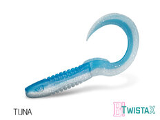 Cebo artificial Delphin TwistaX Eeltail UVs / 5pcs 