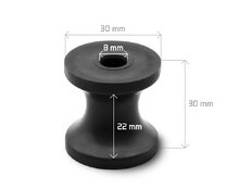 Rodillo de repuesto para silla Delphin UNI / 2pcs