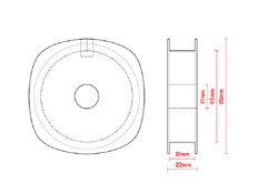 Bobina 100-300m / 10pcs 