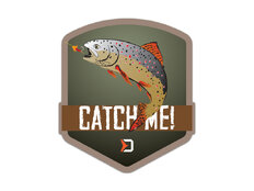 Pegatina Delphin CatchME! TRUCHA  | 9x8cm