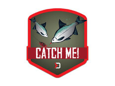 Pegatina Delphin CatchME! FEEDER  | 9x8cm