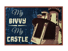 Alfombra "My bivvy my castle" 