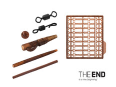 Set de montajes para carpfishing THE END / 10 montajes  | G-ROUND