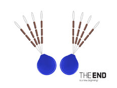 Tope de tungsteno THE END / 24pcs  | 2x7mm / G-ROUND