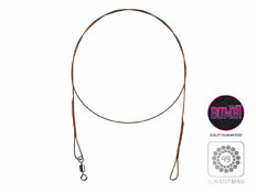 Cable de acero BOMB! con giratorio y lazo / 49 hilos 