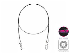 Cable de titanio 1x7 BOMB! con giratorio y mosquetón 