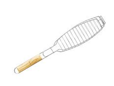 Parrilla para pescado Delphin GRILLA  | Grill 30x11cm