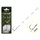 Bajo de línea feeder Delphin Braided Sting / 10 uds | 8cm/0,14mm/Chinu #8