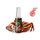 Dip spray para cebos Delphin AromaX/30ml  | Cangrejo-Krill/rojo