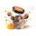 Boilies equilibrados Delphin BreaX/PassionKRILL | Krill-Mango/24mm/200ml
