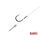 Montaje Delphin FLR Sting / 6pcs  | 8cm / 0,22mm / BARB #8 / Sting 5mm