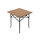 Mesa plegable Delphin CAMPSTA  | 60x60x60cm
