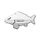 Pegatina 3D Delphin CARP Cromo  | Cromo