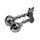 Campanilla Delphin, clip metálico / 1ud  | 22mm