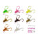 Cebo artificial Delphin B! Stinx NYMPHA / 20pcs