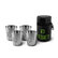 Set de vasos de acero inoxidable Delphin RESET 4 en 1