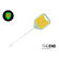Aguja fluorescente Delphin T-END GripXF LeadCORE