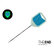 Aguja Fluo Delphin T-END GripXF SAFETY
