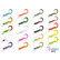 Cebo artificial Delphin TwistaX Eeltail UVs / 5pcs