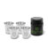 Juego de vasos de acero inoxidable Delphin RESET XL 4 en 1