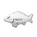 Pegatina 3D Delphin CARP Cromo