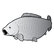 Pegatina carpa SILVER