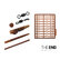 Set de montajes para carpfishing THE END / 10 montajes