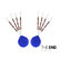Tope de tungsteno THE END / 24pcs 
