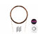 Cable de acero BOMB! con abrazaderas de engaste / 7 hebras